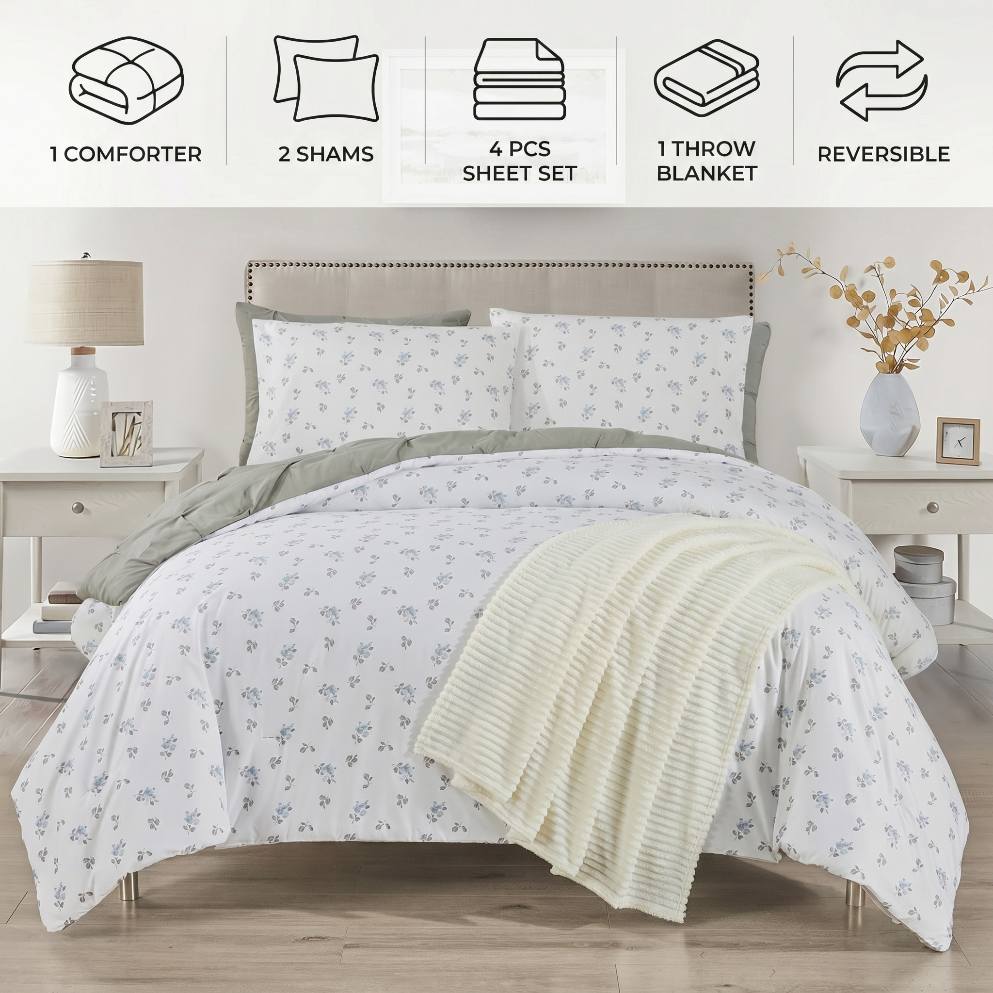 8 perfectly matched pieces. One box. Zero stress.