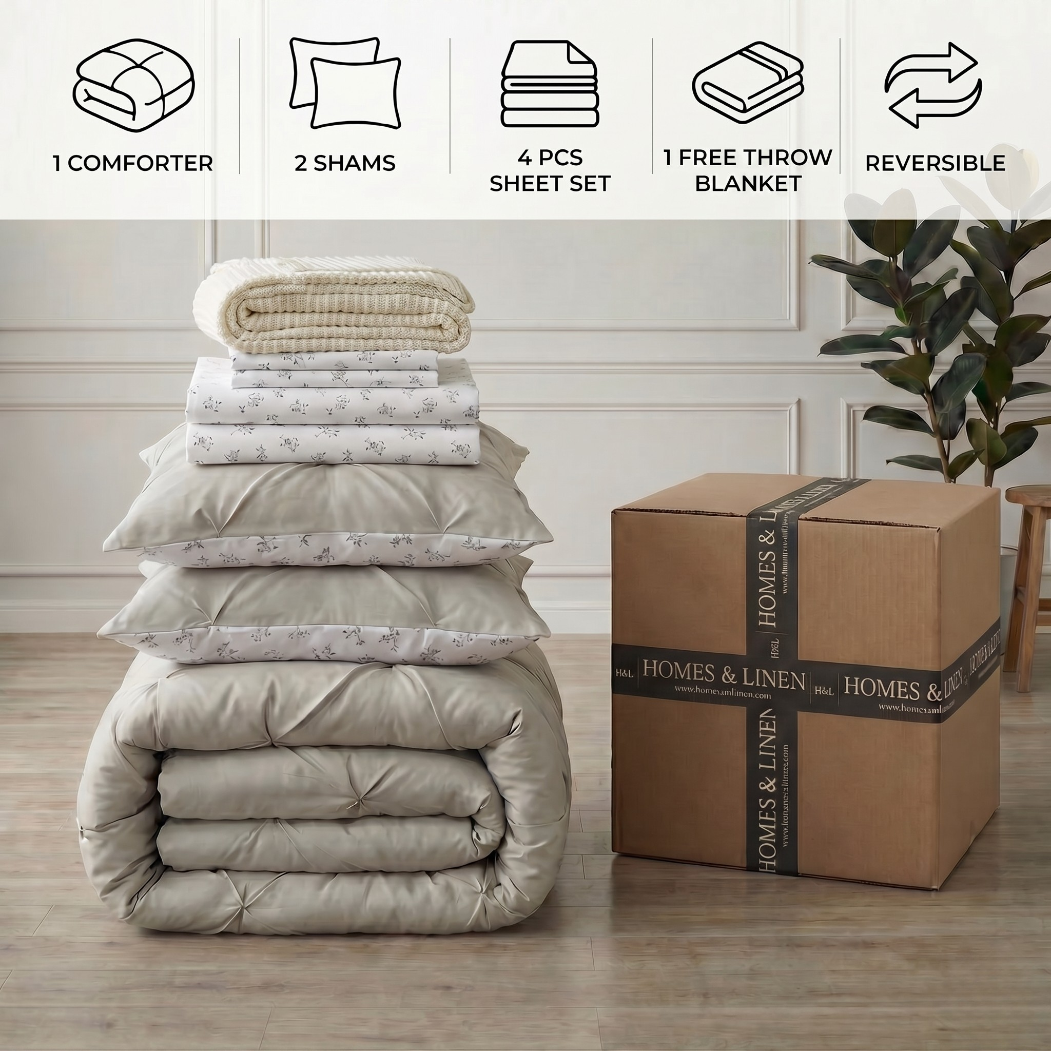 8 perfectly matched pieces. One box. Zero stress.