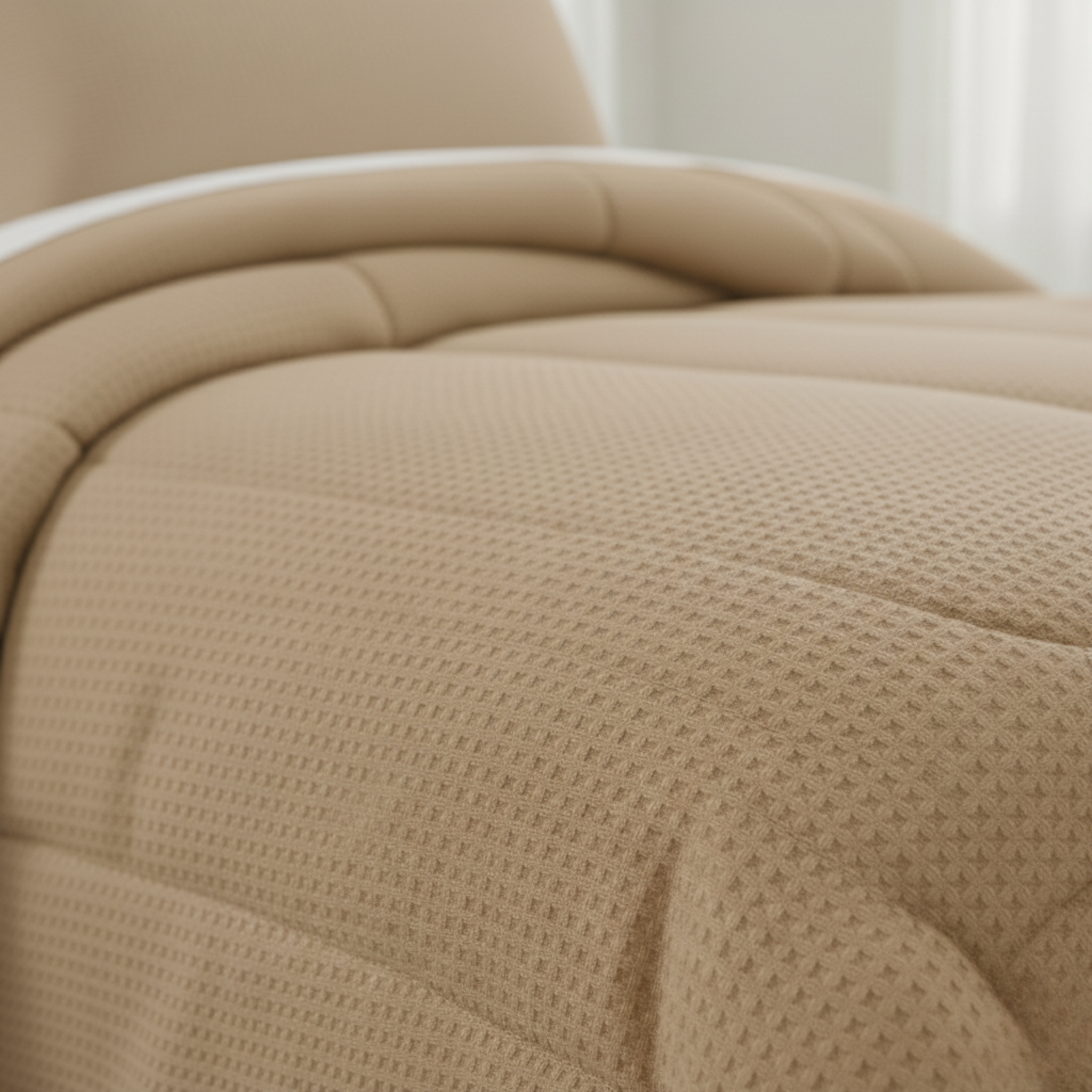 DIMENSIONAL DIAMOND TEXTURE COMFORTER SET