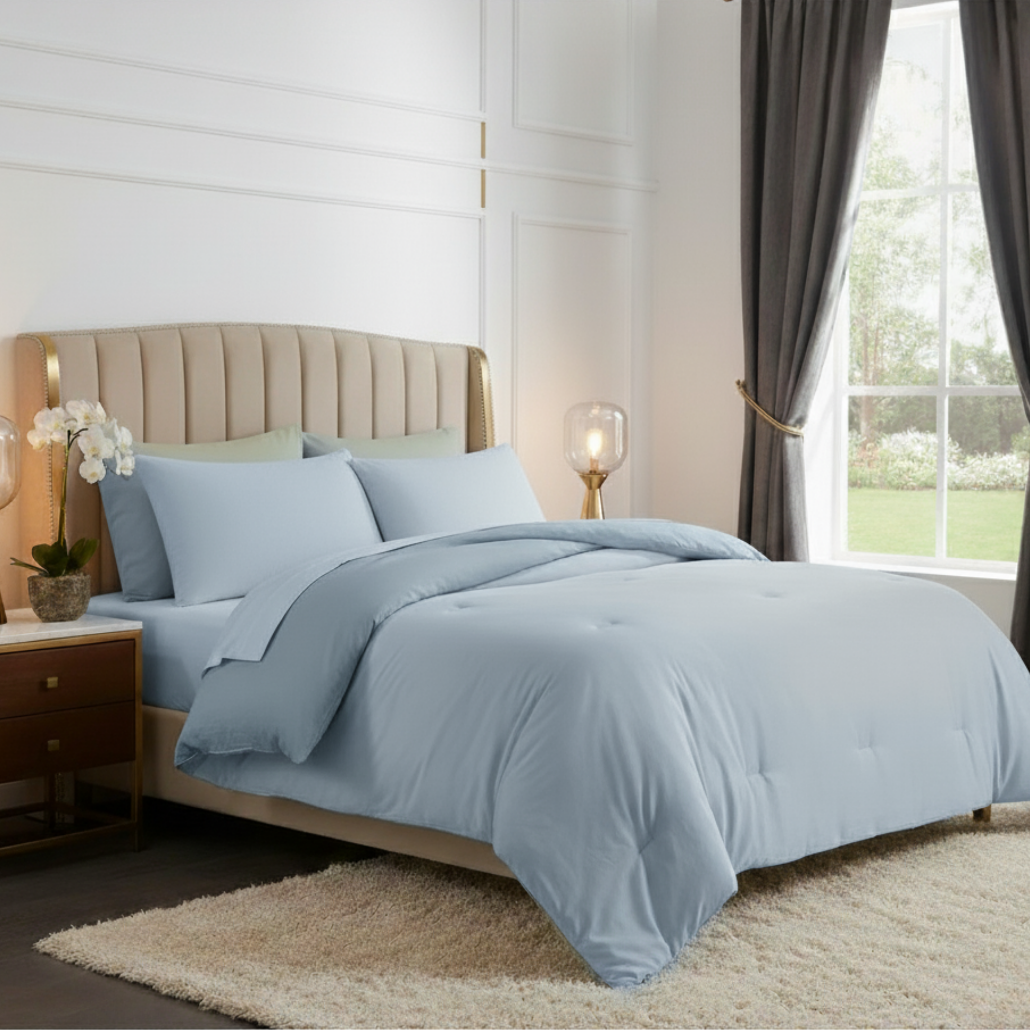 REVERSIBLE TEXTURED COMFORTER SET