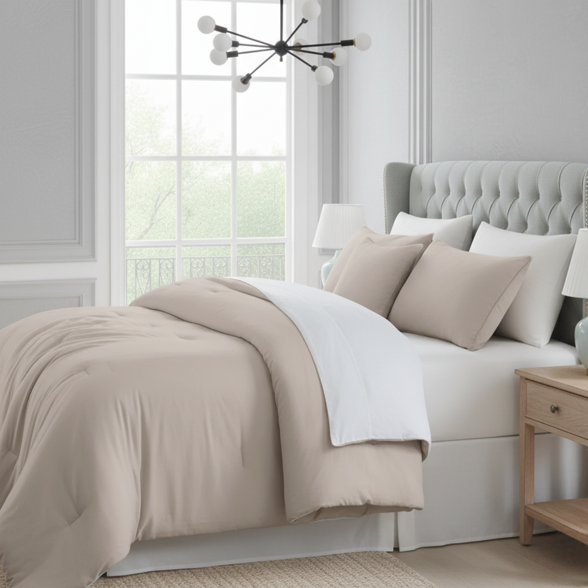 REVERSIBLE TEXTURED COMFORTER SET