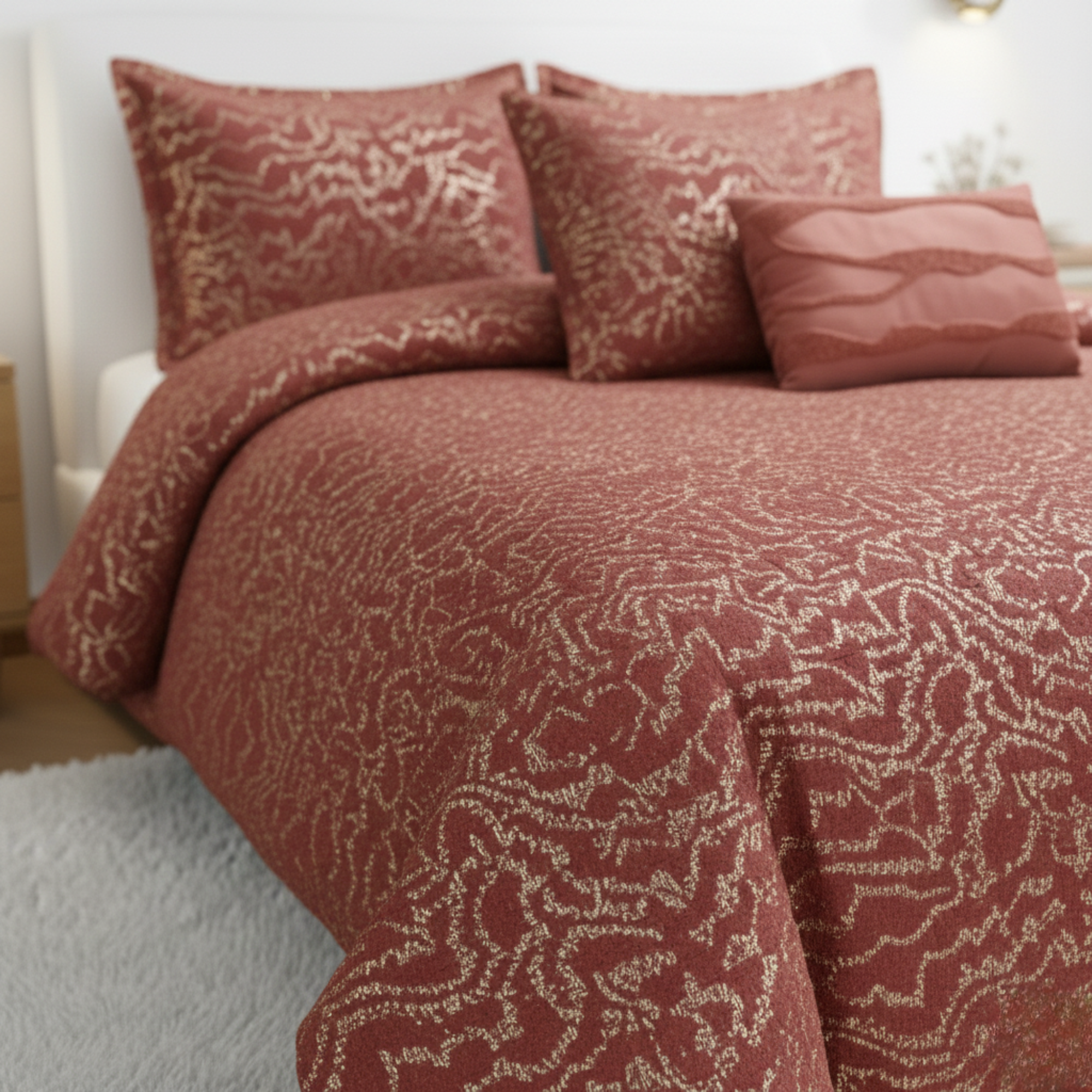 ZEBRA STRIPE DOWN ALTERNATIVE COMFORTER